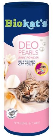 Biokats Deo Pearls Kedi Kumu Parfümü Bebek Pudrası Esanslı 700 Gr