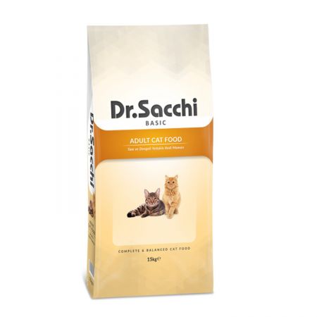 Dr.Sacchi Basic Tavuklu Yetişkin Kedi Maması 15 Kg