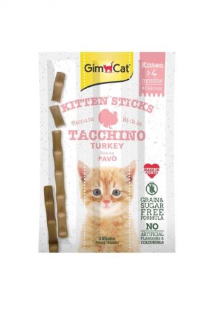 GimCat Sticks Kitten Hindili Ödül Çubukları 3x3gr