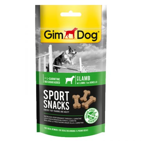 GimDog Sportsnacks Kuzu&L-Carnitinli Ödül Tableti 60 gr