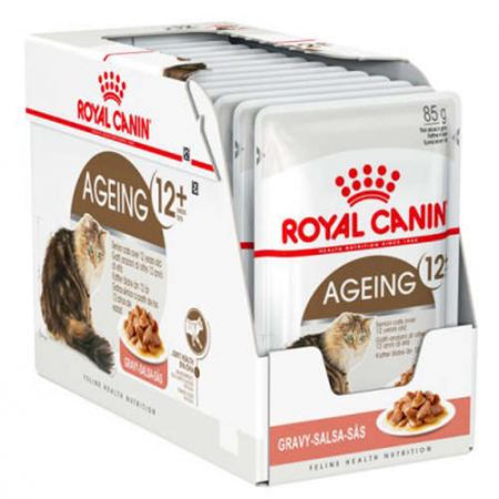 Royal Canin Gravy Ageing +12 Yaşlı Kedi Yaş Maması 85 Gr-(12 Adetx85 Gr)