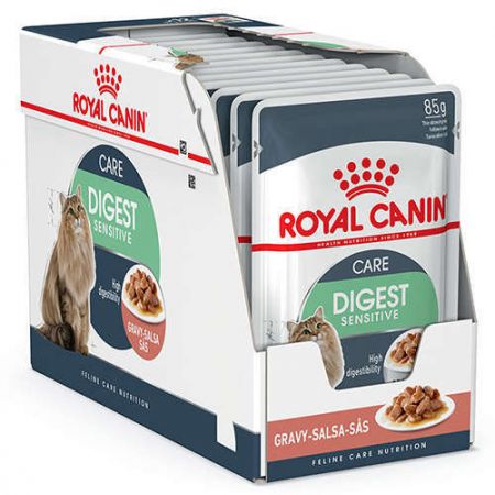 Royal Canin Gravy Digest Sensitive Hassas Kedi Maması 85 Gr-(12 Adetx85 Gr)