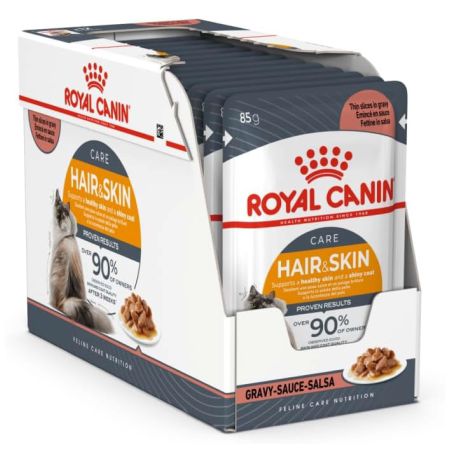Royal Canin Jelly Hair Skin Kedi Maması 12 Adet 85 Gr
