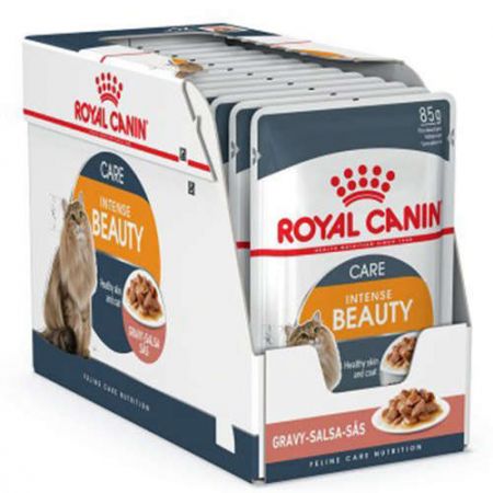 Royal Canin Gravy Intense Beauty Kedi Maması 85 Gr-(12 Adetx85 Gr)