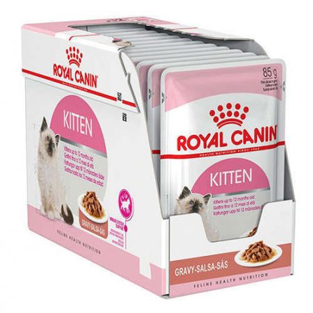 Royal Canin Gravy Kitten Instinctive Yaş Yavru Kedi Maması 85 Gr-(12 Adetx85 Gr)