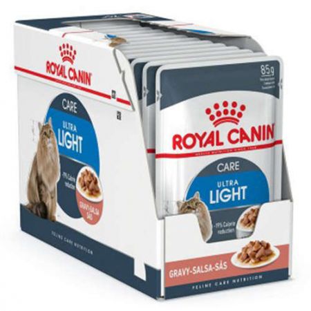 Royal Canin Ultra Light Diyet Yaş Kedi Maması 85 Gr-(12 Adetx85 Gr)