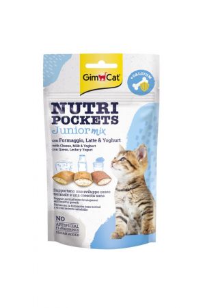 Gimcat Nutripockets Junior Mix Kedi Ödül Tableti 60Gr
