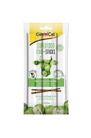 Gimcat Superfood Duo Sticks Sığır Etli Elmalı Kedi Ödül Çubuğu 3Lü 15Gr