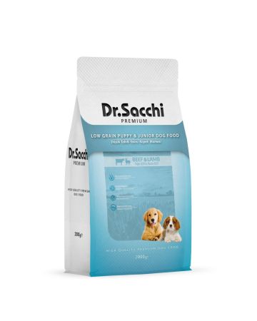 Dr.Sacchi Köpek Mama Düşük Tahıl Yavru 2 Kg