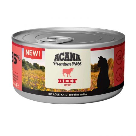 Acana Premium Pate Sığır Etli Yetişkin Konserve Kedi Maması 85 Gr