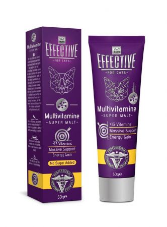 Delibon Effective Malt Multivitamin Katkılı Kedi Malt Macunu 50 Gr