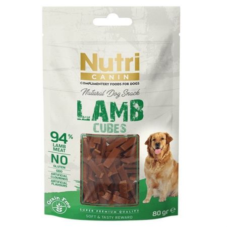 Nutri Canin Kuzulu Küp Tahılsız Köpek Ödül Maması 80 Gr