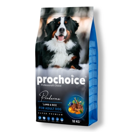 Prochoice Proderma Kuzu Etli Yetişkin Köpek Maması 18 kg
