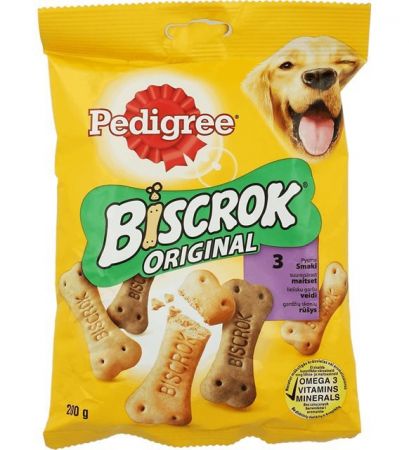 Pedigree Biscrok Köpek Ödül Bisküvi 200 gr X 22 Adet Orjinal Koli