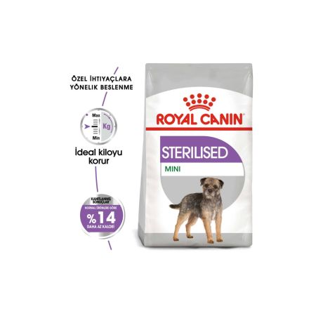 Royal Canin Mini Sterilised Küçük Irk Kısırlaştırılmış Yetişkin Köpek Maması 3 kg