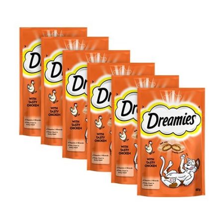 Dreamies Tavuklu Pouch Kedi Ödülü 6x60 Gr