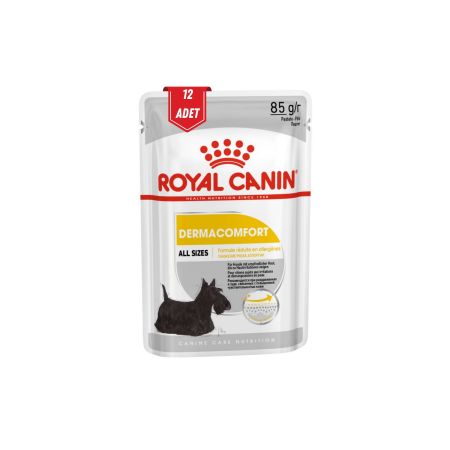 Royal Canin Dermacomfort Loaf Deri ve Tüy Sağlığı İçin Yaş Köpek Maması 12 x 85 gr