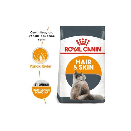 Royal Canin Hair & Skin Hassas Tüye Sahip Yetişkin Kedi Maması 4 kg