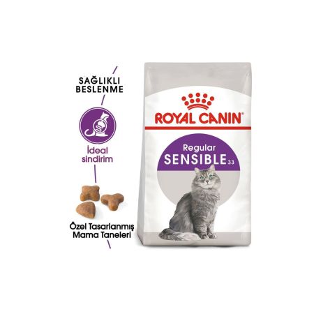 Royal Canin Sensible 33 Hassas Sindirim Sistemine Sahip Yetişkin Kedi Maması 2 kg