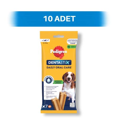 Pedigree Dentastix Orta Irk Köpek Ödül Maması 10 x 180 gr