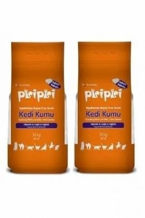 Pisi Pisi Bentonit İnce Taneli Sabun Kokulu 10 KG x 2 Adet