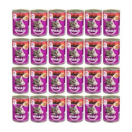 Whiskas Sığır Etli Konserve 24x400g