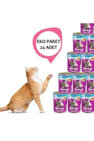 Whiskas Ton Balıklı Kedi Konservesi 24x400g