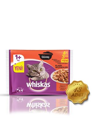Whiskas Pouch Güveç Klasik Seçenekler 4X85g 13 Adet