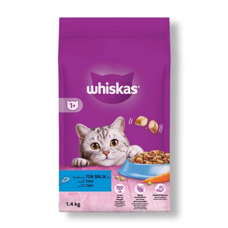 Whiskas Ton Balıklı ve Sebzeli Yetişkin Kedi Maması 1,4 kg