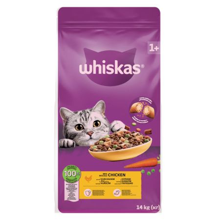 Whiskas Tavuklu ve Sebzeli Yetişkin Kedi Maması 14 kg