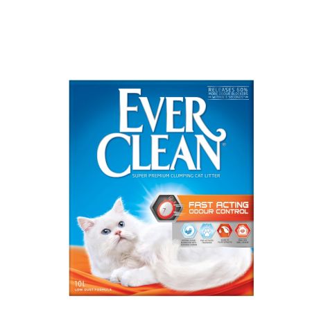 Ever Clean Fast Acting Doğal Bitki Özlü Hızlı Koku Emen Topaklanan Kedi Kumu 10 lt