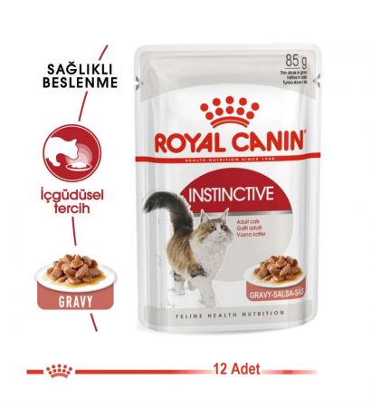 Royal Canin Gravy  Instinctive Yetişkin Kedi Maması 12x85 Gr