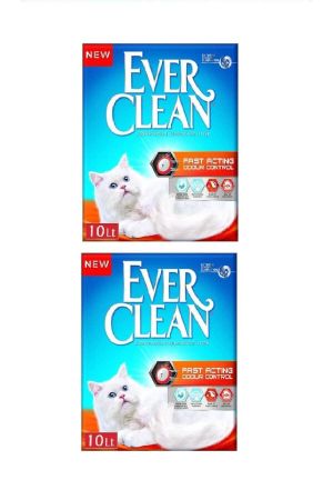 Ever Clean Fast Acting Doğal Bitki Özlü Hızlı Topaklanan Kedi Kumu 2x10lt