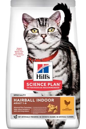 Hills Hairball Indoor Tavuklu Tüy Yumağı Önleyici Kedi Maması 1.5 Kg
