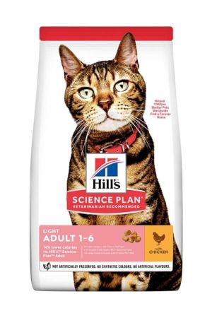 Hill's Science Plan Light Chicken Tavuk Düşük Kalorili Kuru Kedi Maması 3 Kg