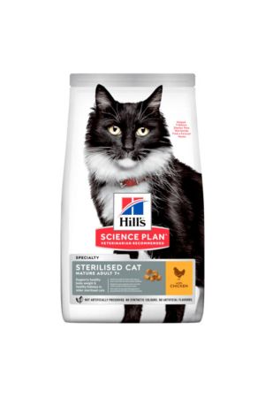 Hills +7  Kısırlaştırılmış Tavuklu Kedi Maması 1,5 kg
