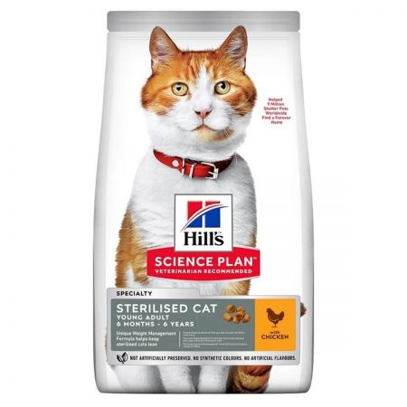 Hills Tavuklu Genç Yetişkin Kısır Kedi Maması 10 Kg