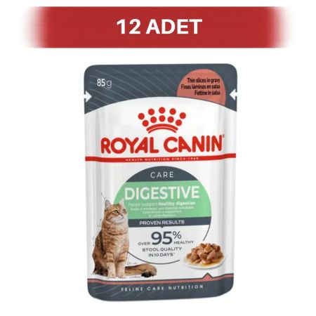 Royal Canin Digest Sensitive Yüksek Sindirilebilir Pouch Yetişkin Kedi Yaş Maması 12 x 85 gr