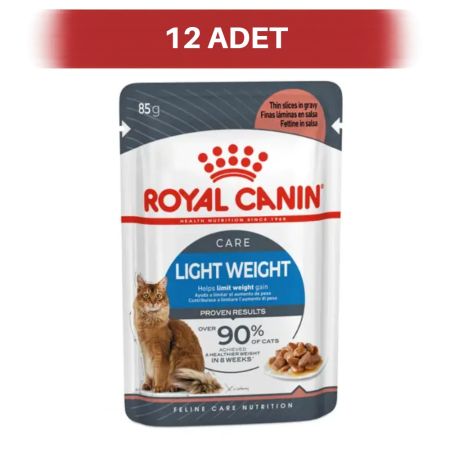 Royal Canin Ultra Light Pouch Yetişkin Yaş Maması 12 x 85 gr