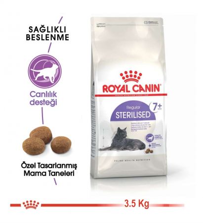 Royal Canin Sterilised +7 Kısırlaştırılmış Yaşlı Kedi Maması - 3,5 kg