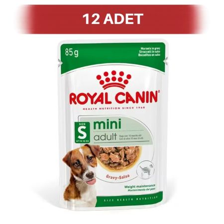 Royal Canin Mini Adult Küçük Irk Pouch Yetişkin Köpek Yaş Maması 12 x 85 gr