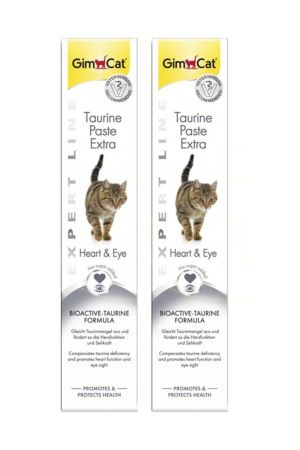 GimCat Kalp ve Göz Sağlığı Destekleyici Taurinli Kedi Macunu 2x50gr