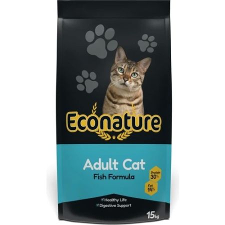 Econature Plus Balıklı Yetişkin Kedi Maması 15 Kg