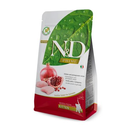 N&D Prime Tahılsız Tavuklu ve Narlı Yavru Kedi Maması 1,5 kg