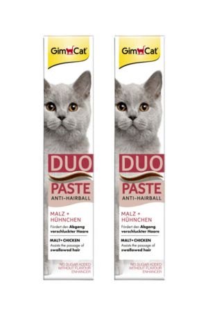 Gimcat Duo Paste Anti Hairball Tavuklu Malt Kedi Macunu 50 gr x 2 Adet