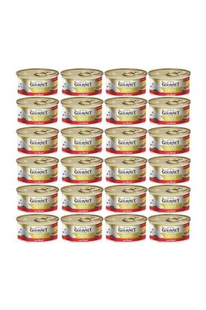 Gourmet Parça Etli Sığır Etli Kedi Konservesi 24X85 Gr
