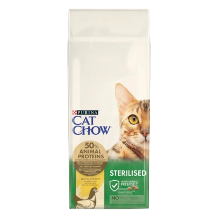 Cat Chow Tavuklu Kısırlaştırılmış Kedi Maması 15 kg