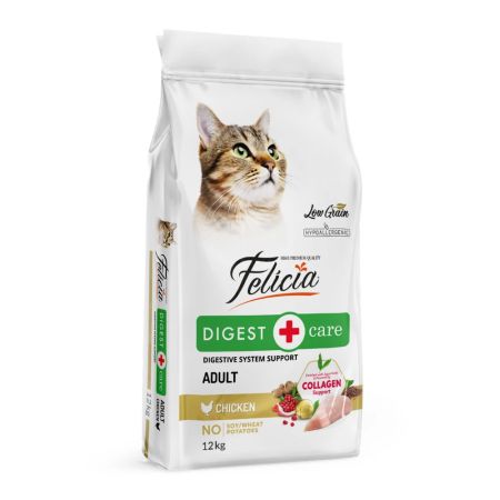 Felicia Hipoalerjenik Az Tahıllı Tavuklu Yetişkin Kedi Maması 12 kg