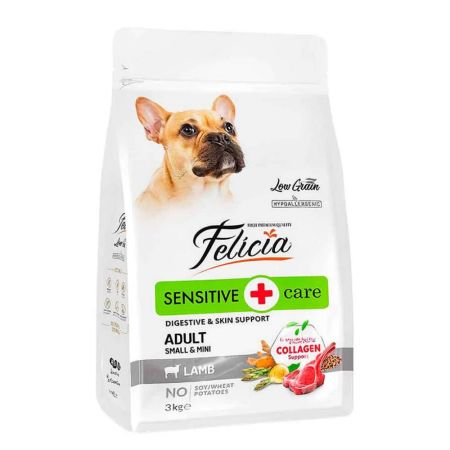 Felicia Hipoalerjenik Az Tahıllı Kuzulu Ve Pirinçli Küçük Irk Yetişkin Köpek Maması 3 kg