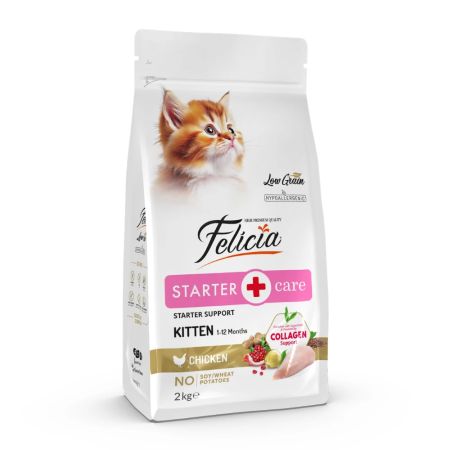 Felicia Hipoalerjenik Az Tahıllı Tavuk Etli Yavru Kedi Maması 2 kg